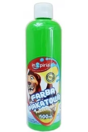 InSpiria Farba plakatowa zielona 500 ml