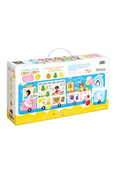 Puzzle z dziurk� 23 el. Lody! Bright Junior Media
