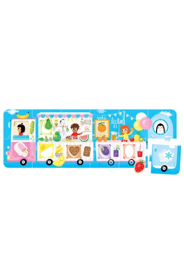 Puzzle z dziurk� 23 el. Lody! Bright Junior Media