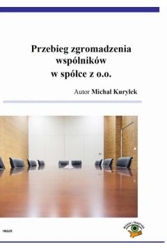 eBook Przebieg zgromadzenia wsplnikw w spce z o.o. pdf