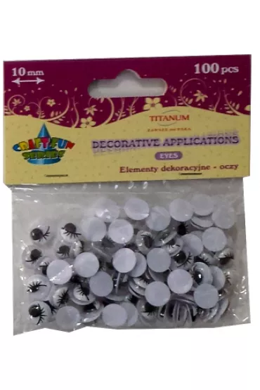 Titanum Oczy bez kleju z rz�sami 10mm