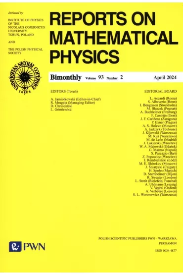 Reports on Mathematical Physics 93/2 2024
