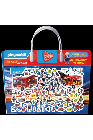 Stra�acy w akcji. Playmobil Action Heroes. Kocham nakleja�