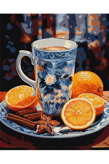 Ideyka Malowanie po numerach - Kawowa harmonia 40x50cm