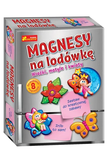 Ranok-Creative Magnesy Wr�ki motyle i kwiaty