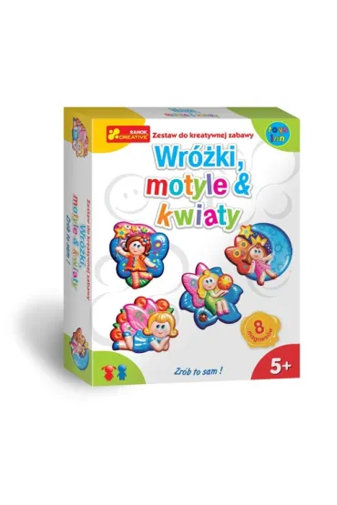 Ranok-Creative Magnesy Wr�ki motyle i kwiaty