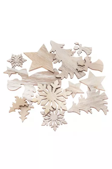 dpCraft Drewniane motywy �wi�teczne bielone
