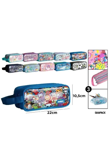 Sampack Pi�rnik trzykomorowy z uchwytem MIX