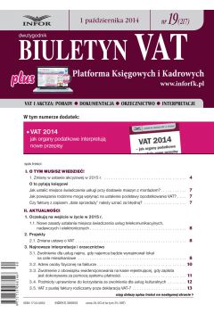 ePrasa Biuletyn VAT 19/2014