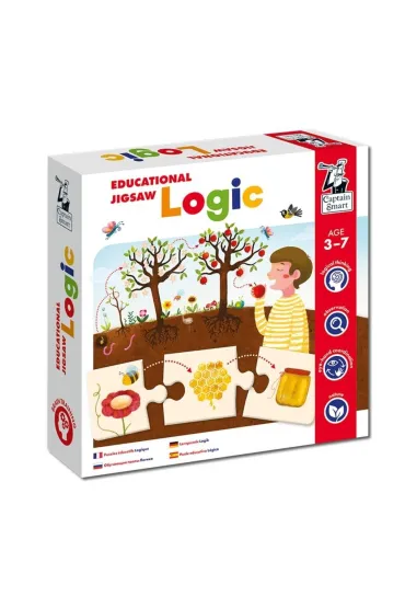 Captain Smart. Educational Jigsaw Logic Kapitan Nauka