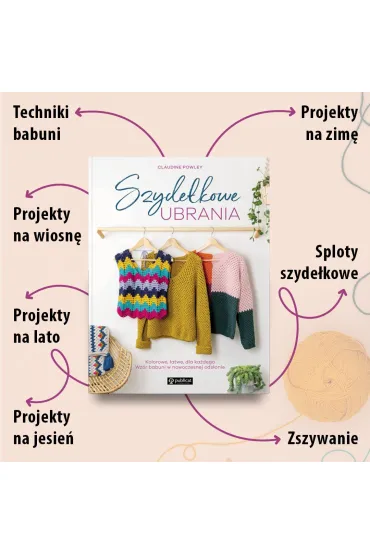 Szyde�kowe ubrania. Kolorowe, �atwe, dla ka�dego. Wz�r babuni w nowoczesnej ods�onie - Claudine Powley