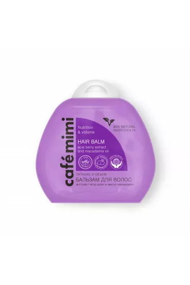 Cafe Mimi Balsam do w�os�w od�ywienie i obj�to�� z ekstrakt Jag�d Acai 100 ml