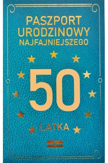 Yeku Karnet Urodzinowy 50 JCX-039
