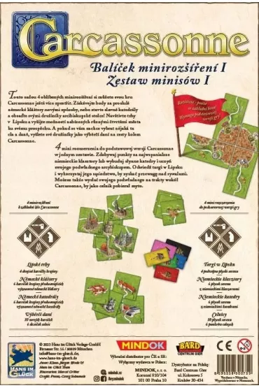 Carcassonne: Zestaw rozszerze� I