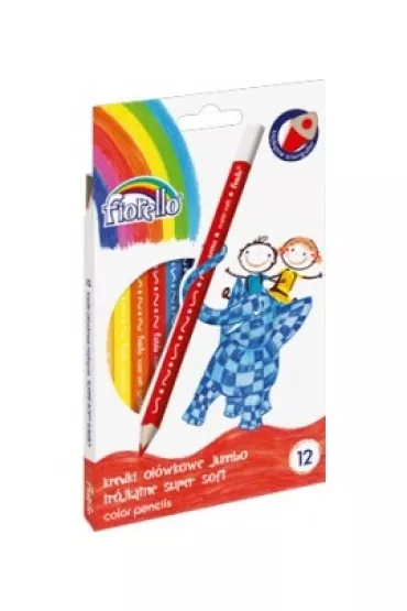 Fiorello Kredki tr�jk�tne Super Soft Jumbo 12 szt.