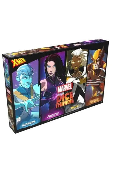 Marvel Dice Throne : Iceman, Psylocke, Storm, Wolv Lucky Duck Games Polska