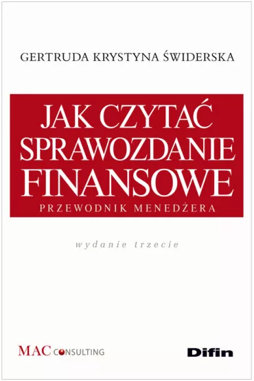 Jak czyta� sprawozdanie finansowe Przewodnik mened�era - Gertruda Krystyna �widerska