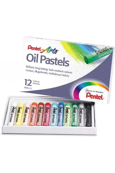 Pentel Pastele olejne 12 szt.