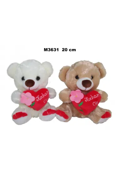 Pluszak Mi� "kocham ci�" 20cm 2 kolory Sun-Day