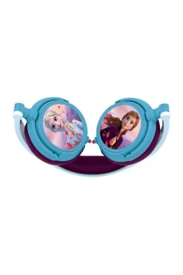 Sk�adane s�uchawki przewodowe stereo Frozen z g�o�no�ci� bezpieczn� dla dzieci Lexibook HP010FZ