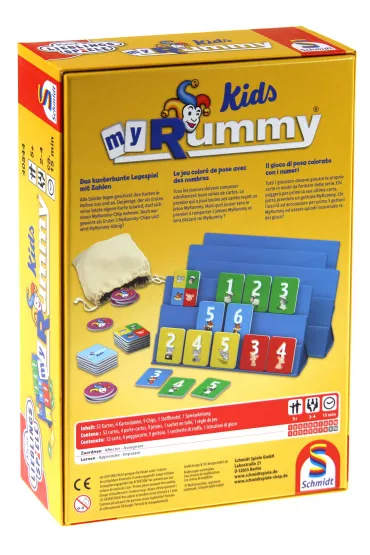 Gra Rummy Kids wersja dla dzieci Schmidt Spiele-Gry