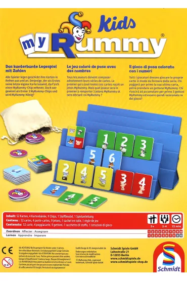 Gra Rummy Kids wersja dla dzieci Schmidt Spiele-Gry