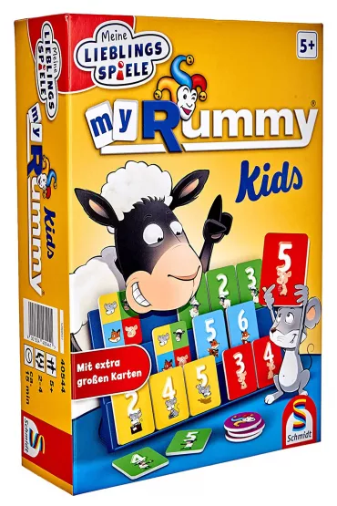 Gra Rummy Kids wersja dla dzieci Schmidt Spiele-Gry