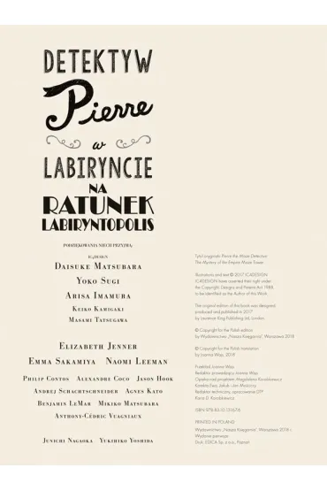 Detektyw Pierre w labiryncie. Na ratunek Labiryntopolis - Chihiro Maruyama