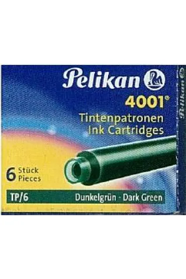 Pelikan Naboje kr�tkie zielone 6 szt.