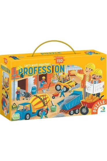 Puzzle 150 el. Zawody. Budowla�cy Dodo