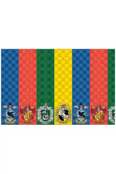 Procos Obrus papierowy Harry Potter Hogwarts Houses 120 x 180 cm