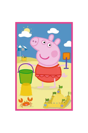 Puzzle 3x50 el. Si�a przyja�ni Peppa Pig Trefl
