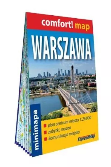 Comfort! map Warszawa 1:26 000