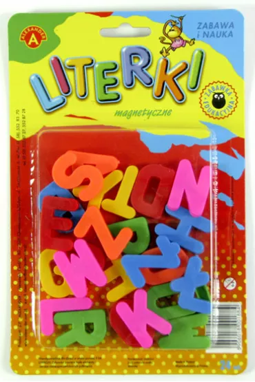 Literki magnetyczne - zabawka edukacyjna