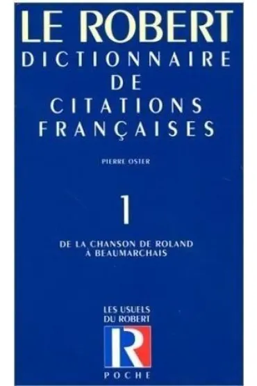 Dictionnaire poche citations francaises T.1 - Pierre Oster