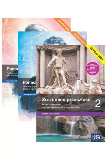 Pakiet podr�cznik�w: Ponad s�owami. Cz�� 1 i 2, Zrozumie� przesz�o��. Liceum i technikum. Klasa 2. Edycja 2024 - Anna R�wny, Ma�gorzata Chmiel, Pawe� Klint, Joanna Ko�cierzy�ska, Anna  Cisowska, Aleksandra Wr�blewska, Helena  Kusy