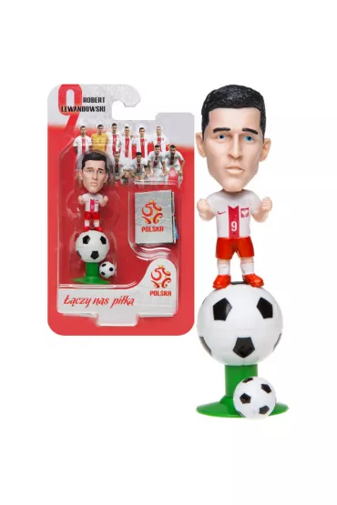 Figurki Pi�karzy Reprezentacji Polski - Robert Lewandowski 9 (pi�karz, pi�ka, przewodnik kolekcjonerski)