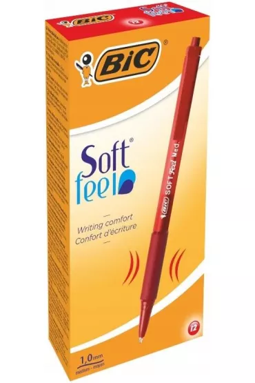 Bic D�ugopis Soft Feel czerwony