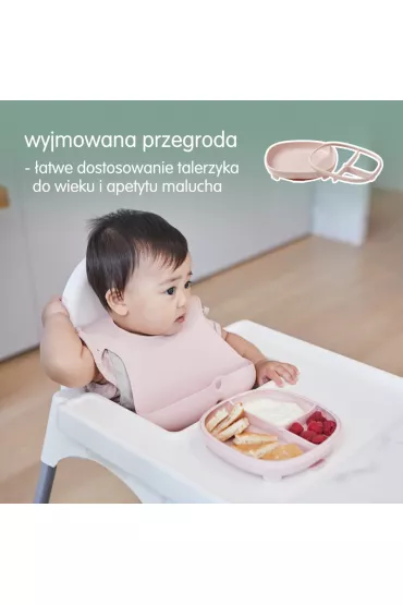 b.box Talerzyk z przyssawk� 2 w 1, r�owy