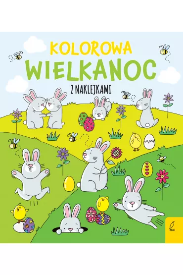 Kolorowa Wielkanoc z naklejkami - Ewelina Protasewicz