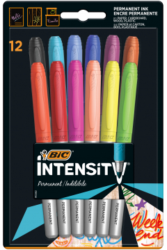 Bic Marker Marking Intense 12 kolorw