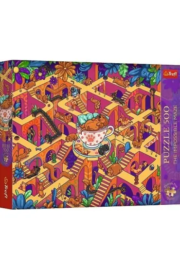 Puzzle 500 element�w Premium Weso�e Jamniki TREFL 37630