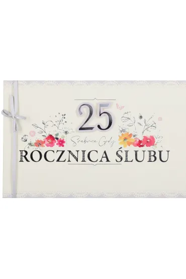 Karnet okazjonalny B6 z kopert� 25 Rocznica �lubu PAN DRAGON HM200-3230