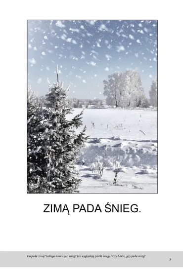 Zima. Bardzo proste czytanki dla dzieci - Magdalena Hinz