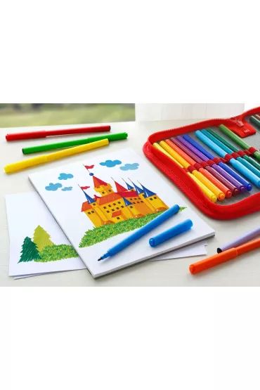 Faber-Castell Flamastry Zamek 12 szt.