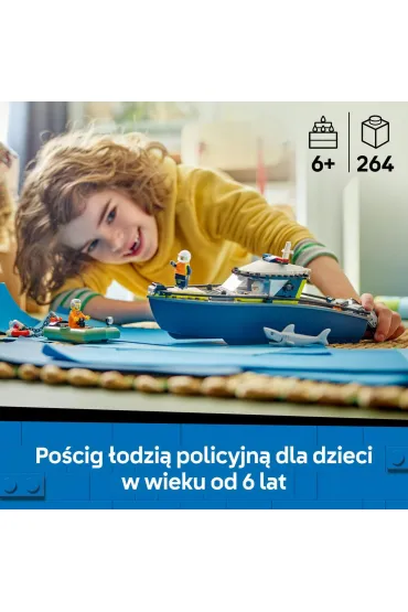 LEGO City Po�cig �odzi� policyjn� 60456