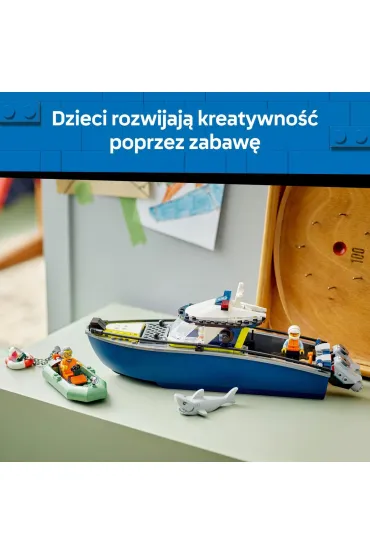 LEGO City Po�cig �odzi� policyjn� 60456