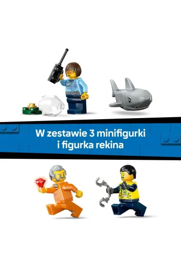 LEGO City Po�cig �odzi� policyjn� 60456