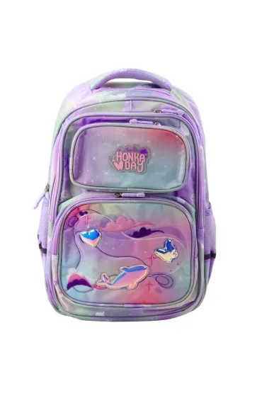 LeanToys Plecak szkolny pastel kolorowy 20L