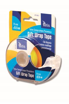 Tetis Tama z podajnikiem Gift Wrap Tape 19 mm x 8,5 m